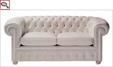 Chesterfield capitonné sofa bed.