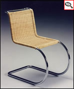 Chair Weissenhof, designed by Mies Van Der Rohe.