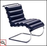 Mr Lounge chair without armrests -Mies Van der Rohe.