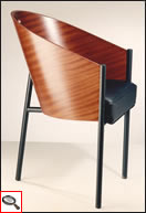 Chaise Costes, conçue par Philipe Stark.