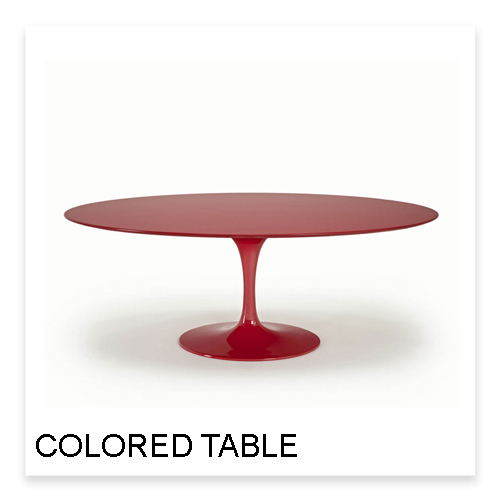 Eero Saarinen coloured Tulip Table
