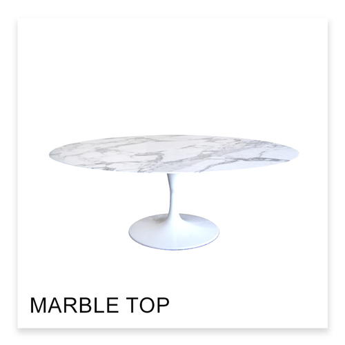 Eero Saarinen Tulip Table with marble top