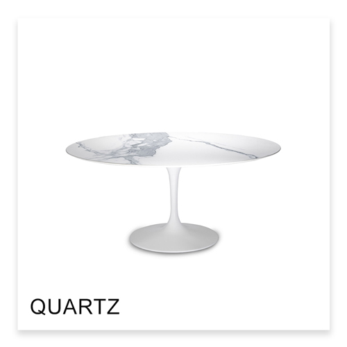 Eero Saarinen Tulip Table with quartz top